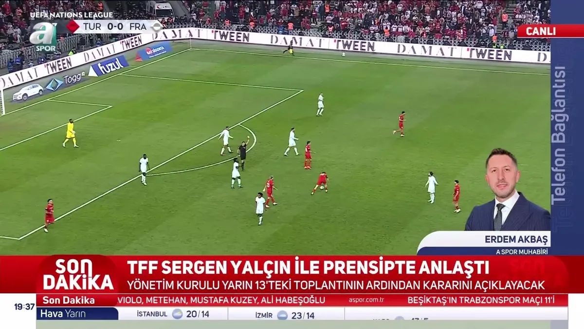 Milli takımda Sergen Yalçın dönemi! Anlaşmaya varıldı