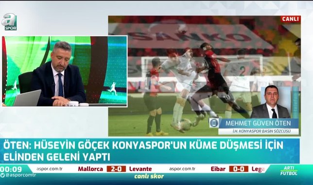 Konyaspor'dan Hüseyin Göçek'e tepki