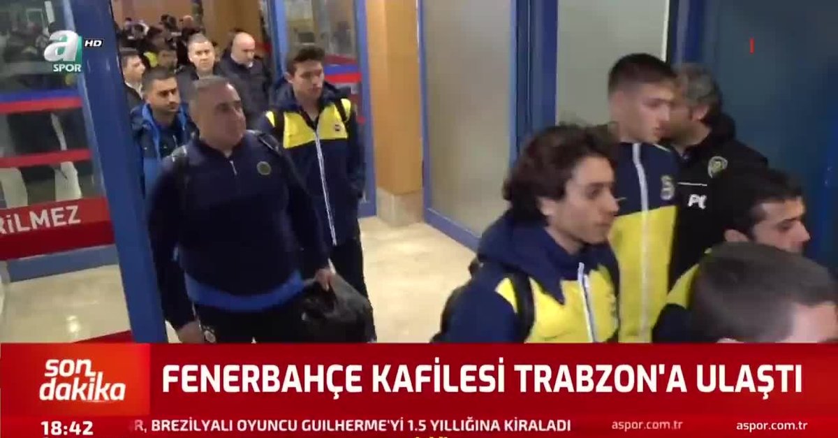Fenerbahce Kafilesi Trabzon Da Izleyin Videosunu Izle Fotomac Tv