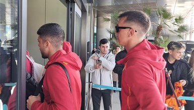 Galatasaray kafilesi Bodrum'a ulaştı