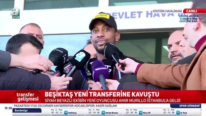 >Amir Murillo, Beşiktaş için İstanbul'da!