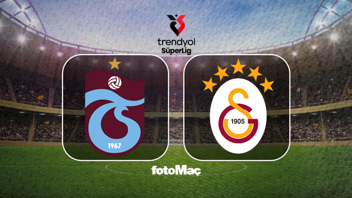 Trabzonspor-Galatasaray maçı ne zaman, saat kaçta, hangi kanalda?