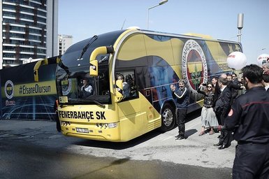 Fenerbahçe’ye coşkulu uğurlama