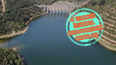 BARAJ DOLULUK ORANLARI - İstanbul baraj doluluk oranı İSKİ 4 TEMMUZ rakamları