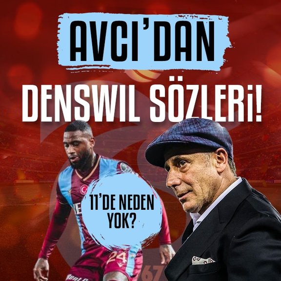 Trabzonspor Teknik Direktörü Abdullah Avcı’dan Denswil sözleri! 11’de neden yok?