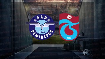Adana Demirspor - Trabzonspor maçı detayları!