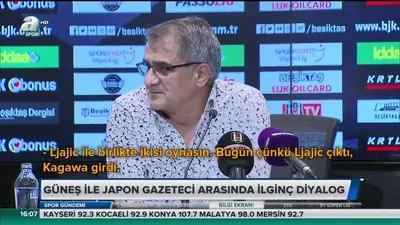 >Güneş ile Japon gazeteci arasında ilginç diyalog