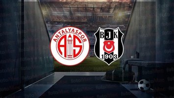 Antalyaspor Beşiktaş maçı 11'leri belli oldu!