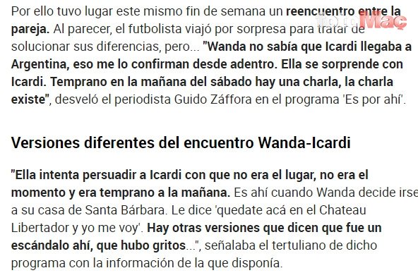 GALATASARAY HABER: Mauro Icardi ile Wanda Nara görüşmesinde çığlıklar yükseldi!