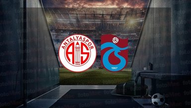 Antalyaspor Trabzonspor maçı canlı | Antalyaspor Trabzonspor canlı izle | TS maçı canlı izle