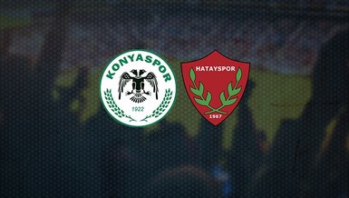 Konyaspor-Hatayspor maçı ne zaman, saat kaçta ve hangi kanalda CANLI yayınlanacak?