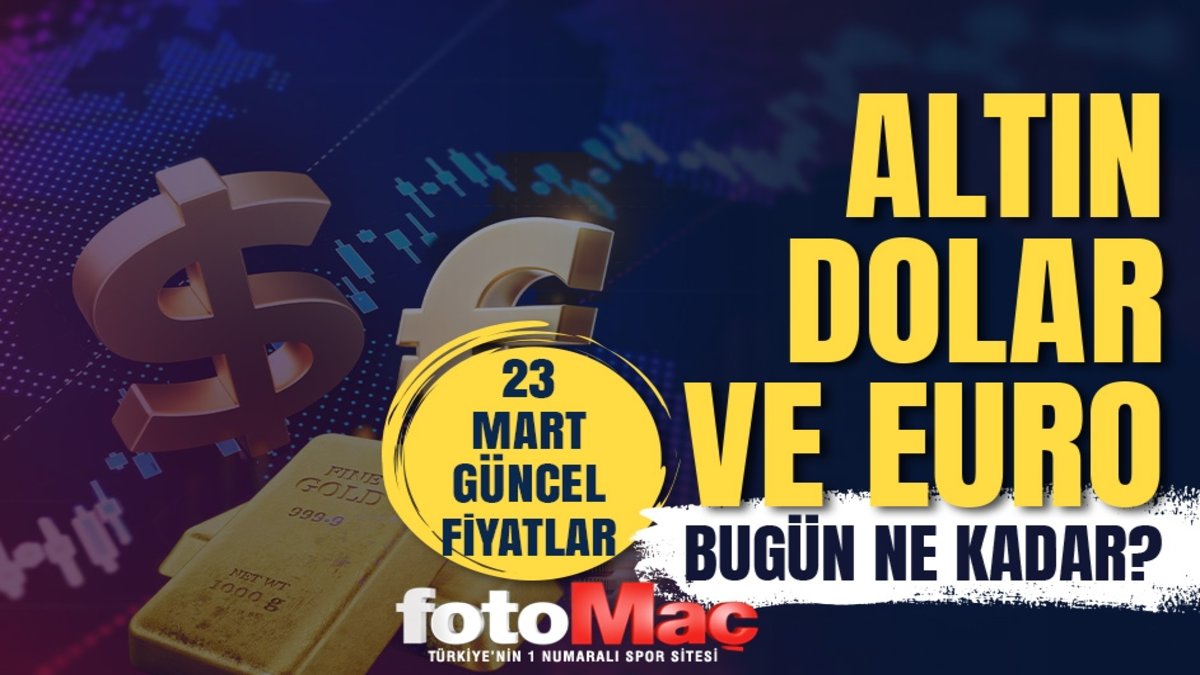 Canlı altın fiyatları 23 Mart 2026 | Kapalıçarşı gram altın ne kadar?