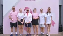 Pembe top kortta