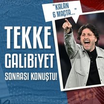 Fatih Tekke: Kalan 6 maçta...