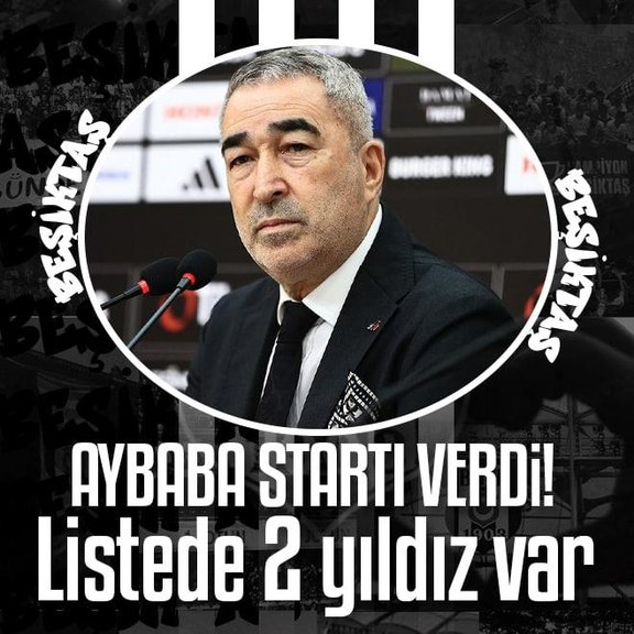 Beşiktaş’ta Samet Aybaba transferde startı verdi! Listede 2 isim var...