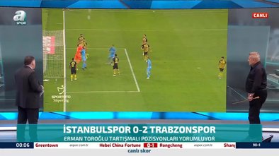 Erman Toroğlu İstanbulspor-Trabzonspor maçında Vitor Hugo'nun pozisyonunu yorumladı! Faul doğru mu?