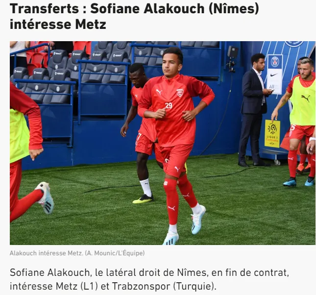 Son dakika transfer haberleri: Trabzonspor'dan Sofiane Alakouch bombası! Fransız basını duyurdu - 1