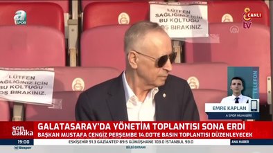Galatasaray'da karar çıktı! Mustafa Cengiz canlı yayında konuşacak