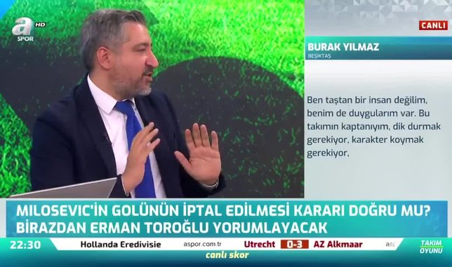 Erman Toroğlu: Beşiktaş'ta sezon sonu seçim olabilir