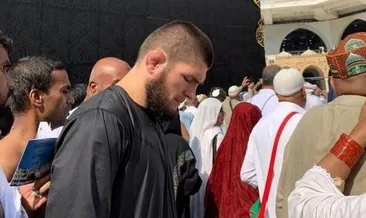 Şampiyon Khabib Nurmagomedov Kabe'de