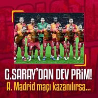 G.Saray'dan A. Madrid maçı için rekor prim!
