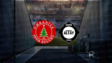 Ümraniyespor - Altay maçı ne zaman, saat kaçta ve hangi kanalda canlı yayınlanacak? | Trendyol 1. Lig