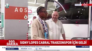 Trabzonspor'un yeni transferi İstanbul'da!