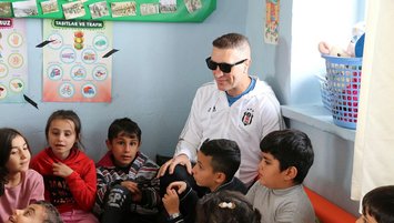 Beşiktaş'tan köy okulu öğrencilerine yardım