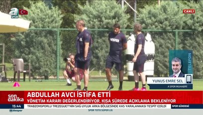 >Abdullah Avcı'dan istifa kararı!