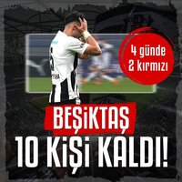 Beşiktaş 10 kişi kaldı!