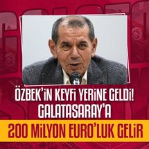 Galatasaray'a 200 milyon Euro'luk dev gelir!