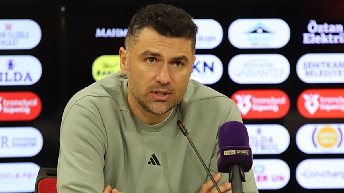 Gaziantep FK Teknik Direktörü Burak Yılmaz'dan ayrılık açıklaması!