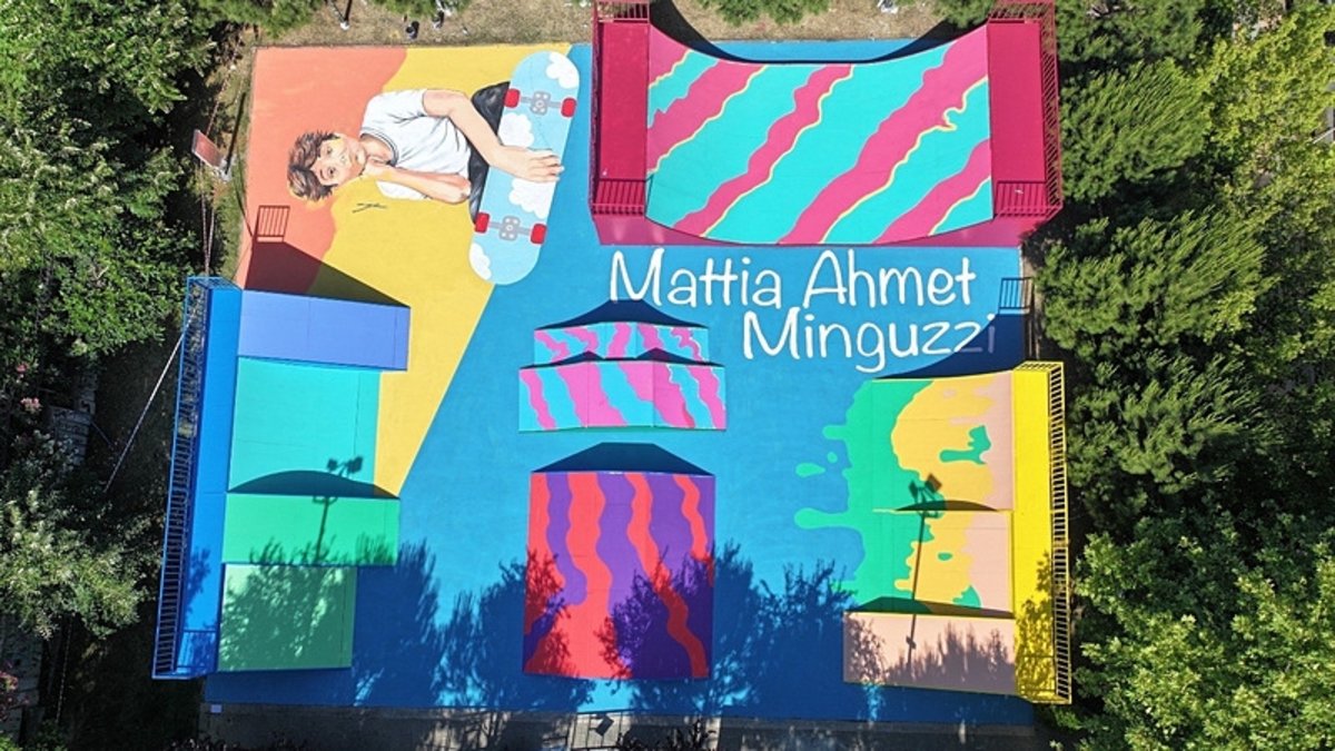 Mattia Ahmet Minguzzi Kaykay Parkı açıldı!
