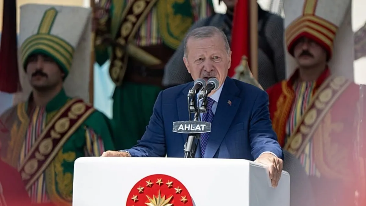 Başkan Erdoğan, Malazgirt Zaferi'nin 955. Yılını Coşkuyla Kutladı