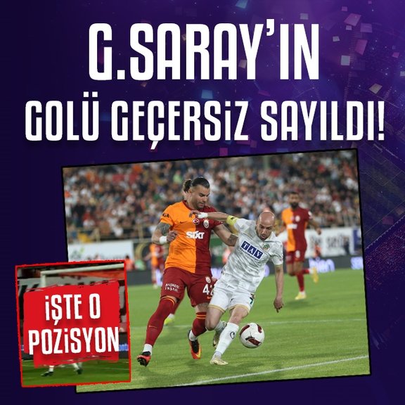 Galatasaray’da Abdülkerim Bardakcı’nın golü geçersiz sayıldı!