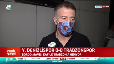 Trabzonspor Başkanı Ahmet Ağaoğlu: Maçta hoş olmayan şeyler vardı!