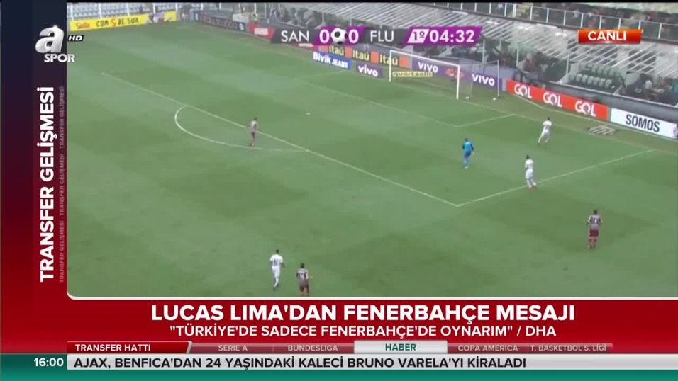 Lucas Lima Turkiye De Sadece Fenerbahce De Oynarim Videosunu Izle Fotomac Tv