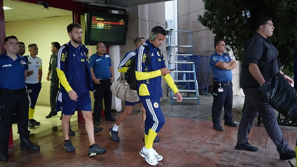 Fenerbahçe kafilesi, Samsun'a geldi!