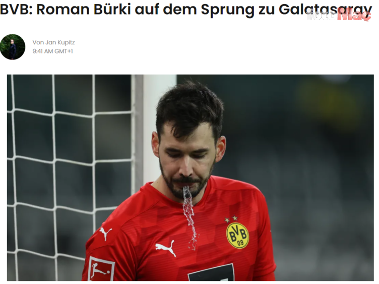 Transfer bombası patladı! Borussia Dortmund'un kalecisi Roman Bürki Galatasaray'a