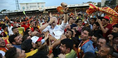 Evkur Yeni Malatyaspor'da Süper Lig sevinci