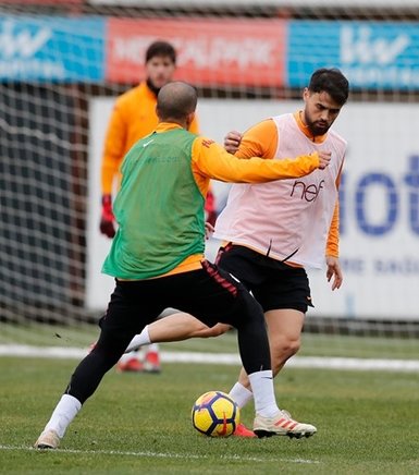 Galatasaray Göztepe maçının hazırlıklarını sürdürüyor