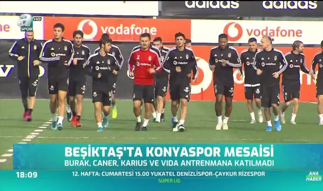 Beşiktaş'ta Konyaspor mesaisi