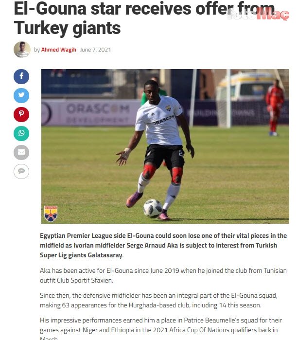 Galatasaray'ın sürpriz transferini yazdılar! 'Serge Arnaud Aka için teklif yapıldı'