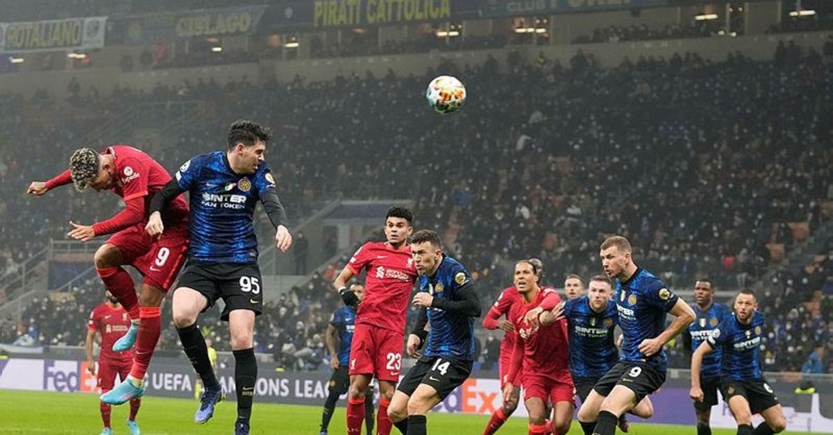 Inter-Liverpool Şampiyonlar Ligi maçında Firmino'nun gol olan kafa vurusu