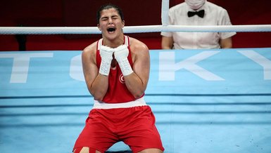 Milli boksörümüz Busenaz Sürmeneli Akdeniz Oyunları'nda yarı finale yükseldi