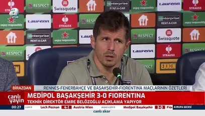 >Belözoğlu Fiorentina galibiyeti sonrası konuştu!