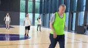 Başkan Erdoğan basketbol maçı yaptı!
