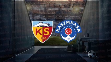 Mondihome Kayserispor - Kasımpaşa CANLI İZLE | Trendyol Süper Lig