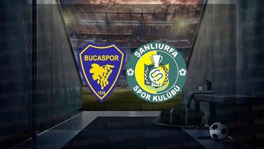 Bucaspor Şanlıurfaspor maçı CANLI İZLE