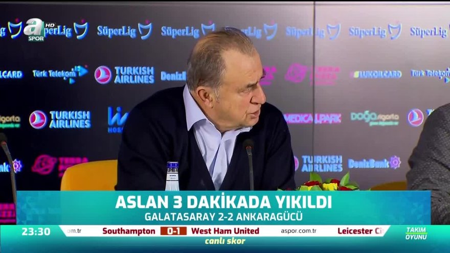 Fatih Terim: Pes edecek değilim